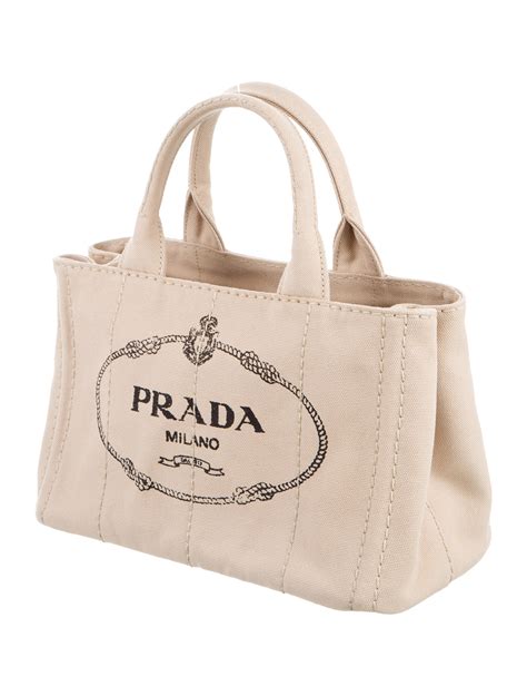 canvas bag prada